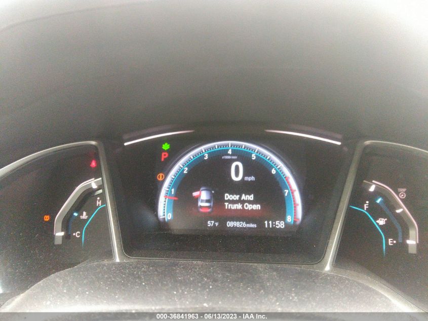 2016 HONDA CIVIC SEDAN EX-L - 19XFC1F71GE029763