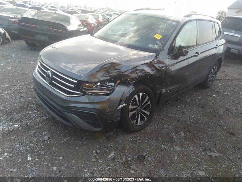 VIN 3VV0B7AX9NM107391 2022 VOLKSWAGEN TIGUAN S