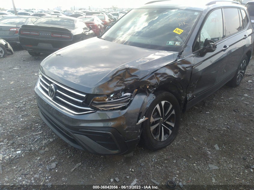 VIN 3VV0B7AX9NM107391 2022 VOLKSWAGEN TIGUAN S