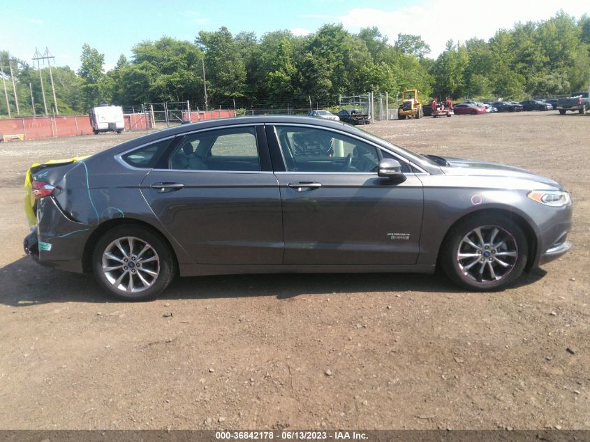 2018 FORD FUSION ENERGI SE - 3FA6P0PU6JR123582