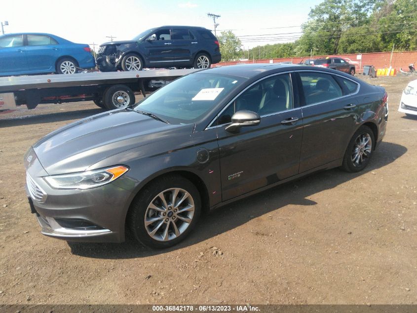 2018 FORD FUSION ENERGI SE - 3FA6P0PU6JR123582