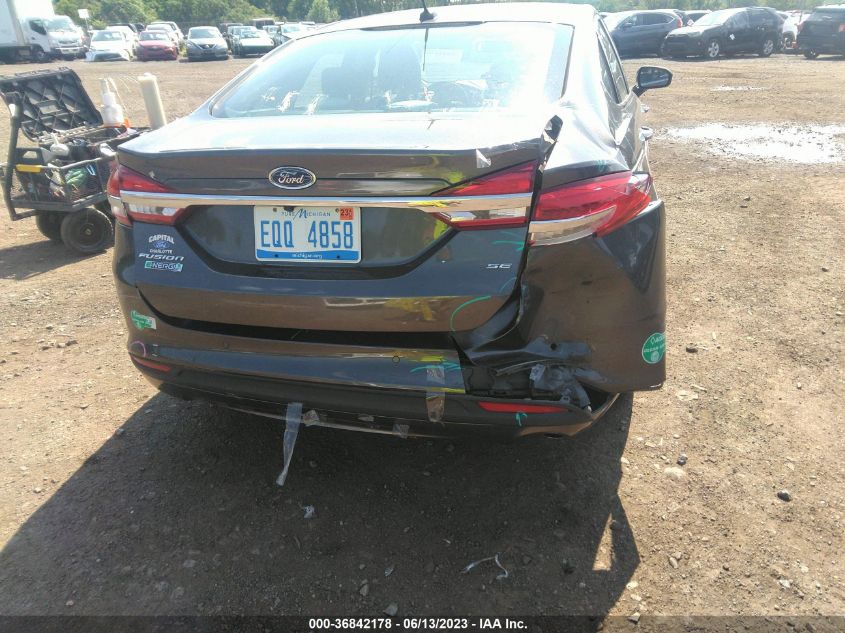 2018 FORD FUSION ENERGI SE - 3FA6P0PU6JR123582