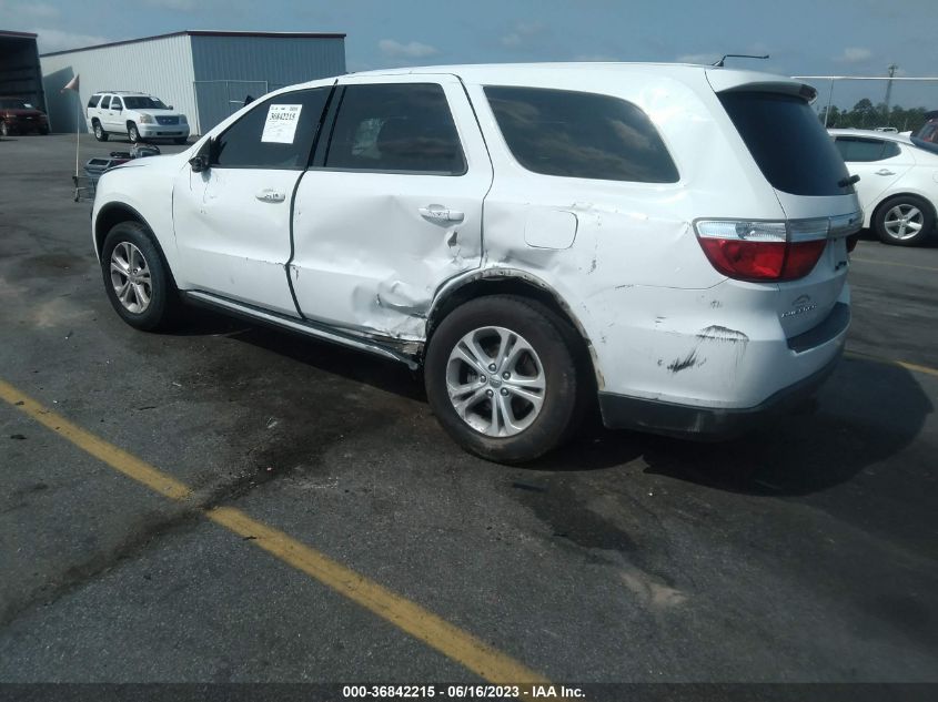 2013 DODGE DURANGO SXT - 1C4RDHAGXDC672383