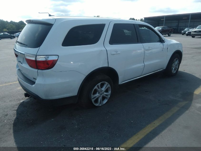 2013 DODGE DURANGO SXT - 1C4RDHAGXDC672383