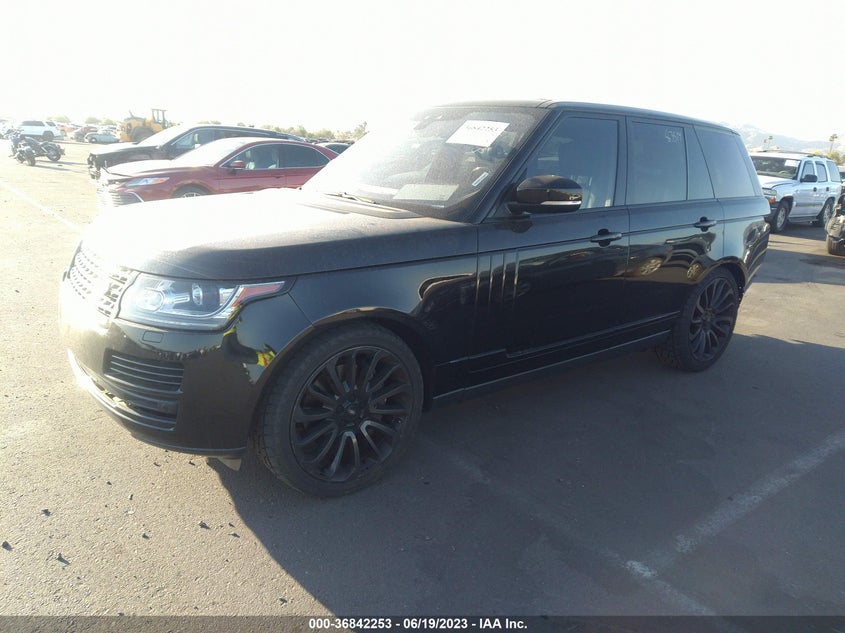 VIN SALGS2FV1HA361453 2017 LAND ROVER RANGE ROVER HSE