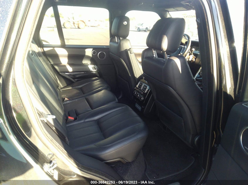 VIN SALGS2FV1HA361453 2017 LAND ROVER RANGE ROVER HSE