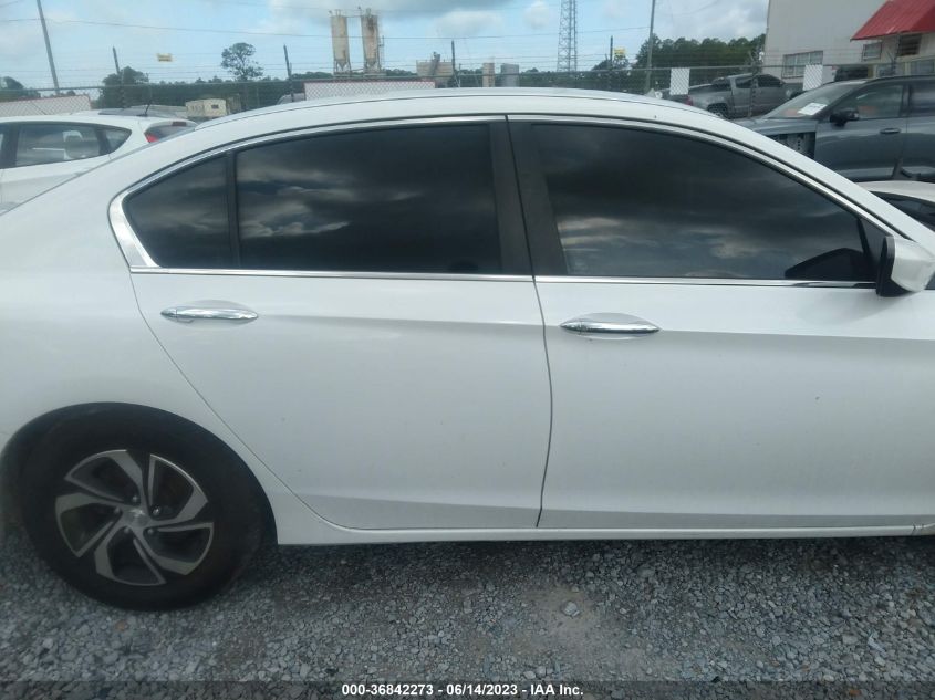 2016 HONDA ACCORD SEDAN LX - 1HGCR2F37GA106550