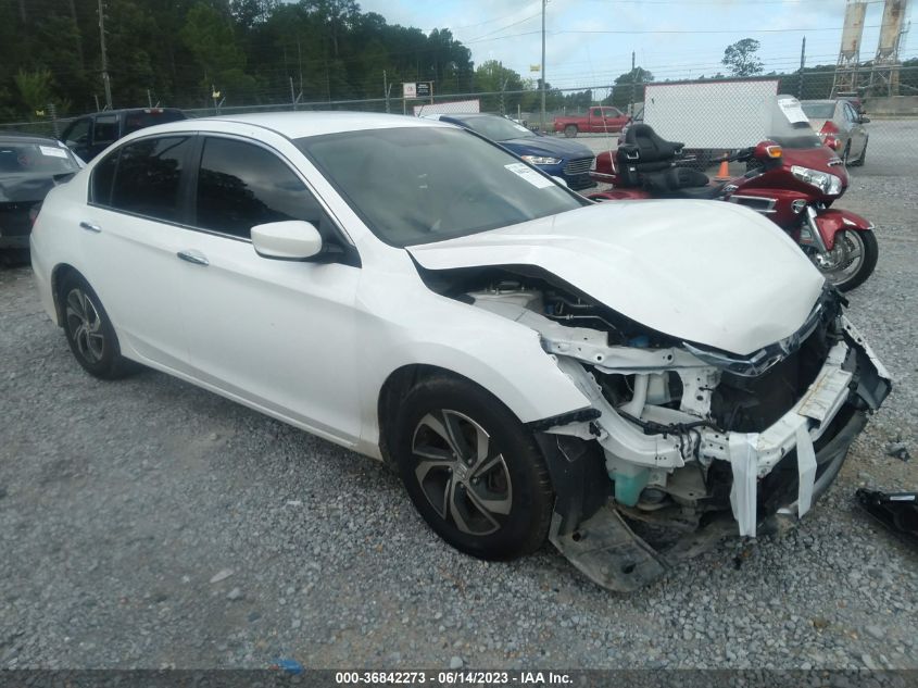 2016 HONDA ACCORD SEDAN LX - 1HGCR2F37GA106550