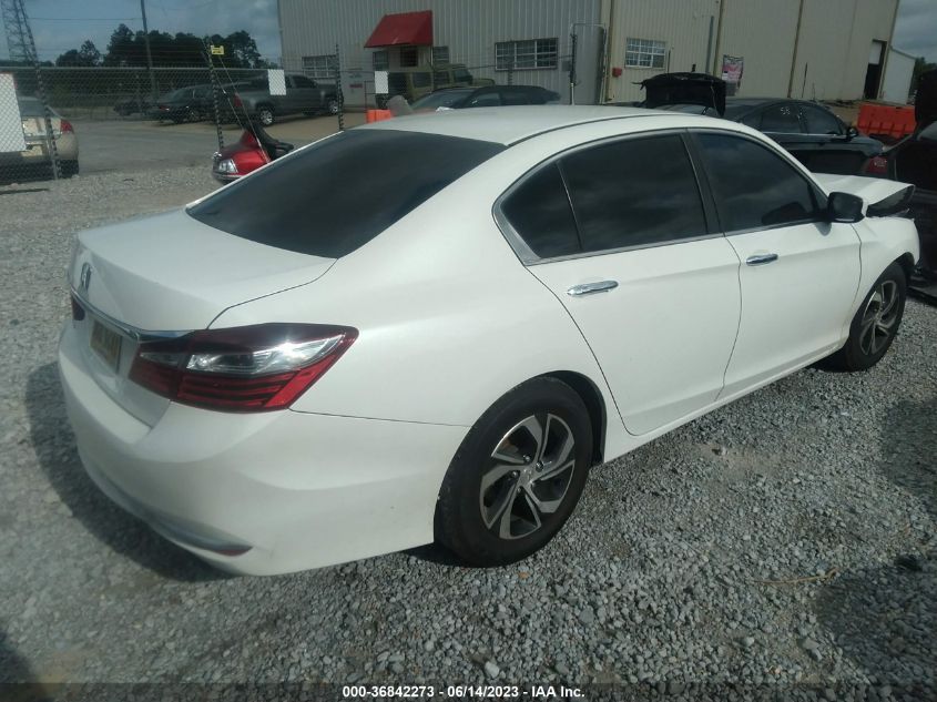 2016 HONDA ACCORD SEDAN LX - 1HGCR2F37GA106550
