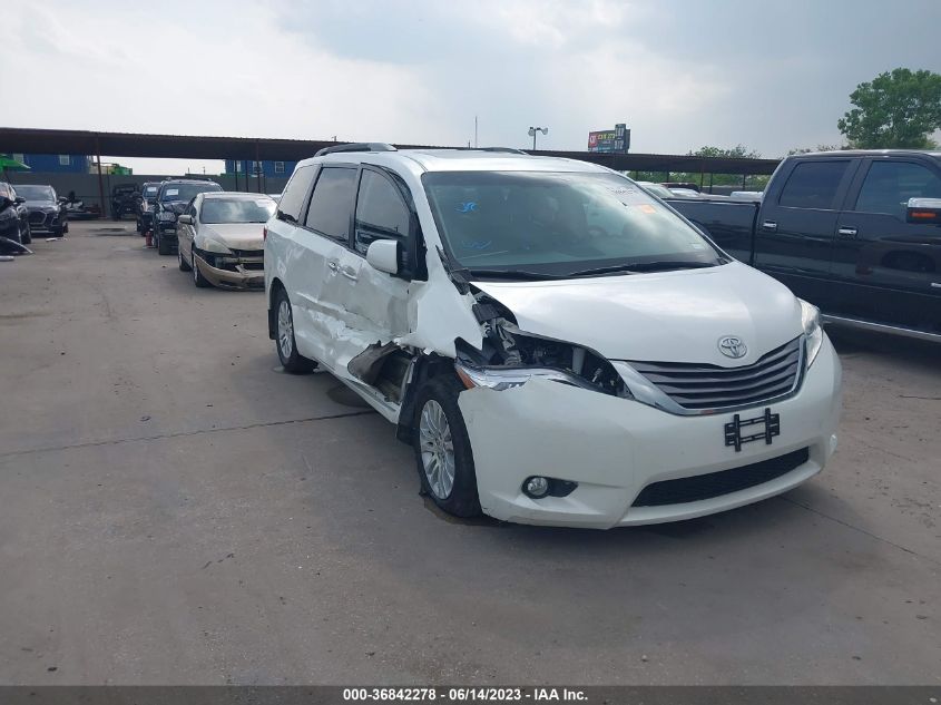2016 TOYOTA SIENNA XLE/XLE AAS/LTD - 5TDYK3DC2GS759050