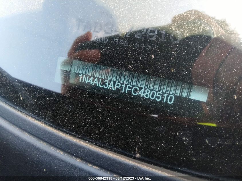 2015 NISSAN ALTIMA 2.5 S - 1N4AL3AP1FC480510