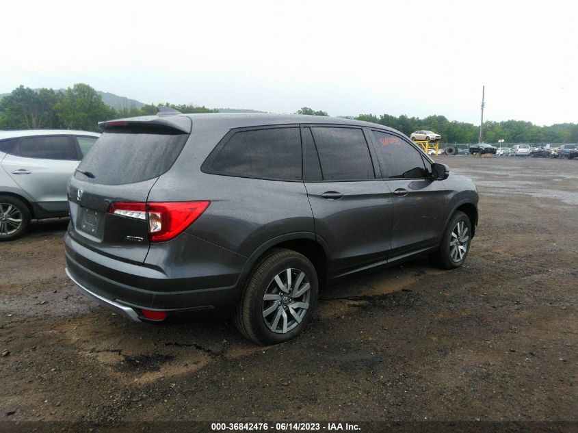 2019 HONDA PILOT EX - 5FNYF6H36KB070688