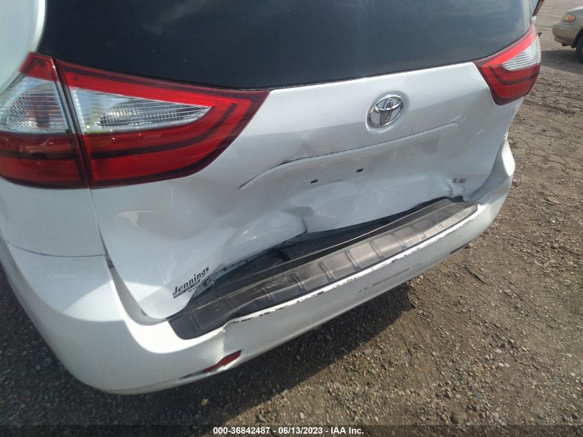 2017 TOYOTA SIENNA LE - 5TDKZ3DC4HS824838