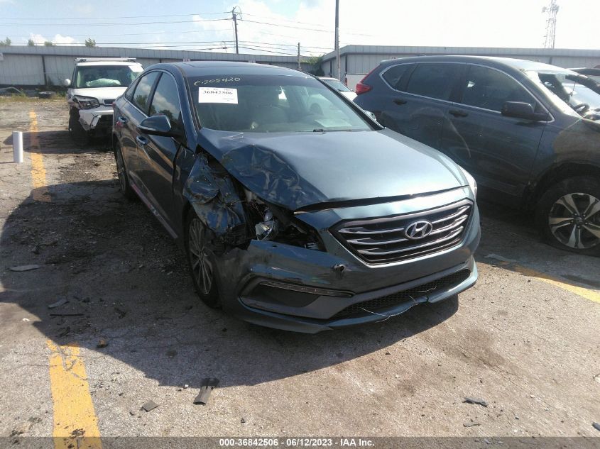 2017 HYUNDAI SONATA SPORT - 5NPE34AF8HH508321