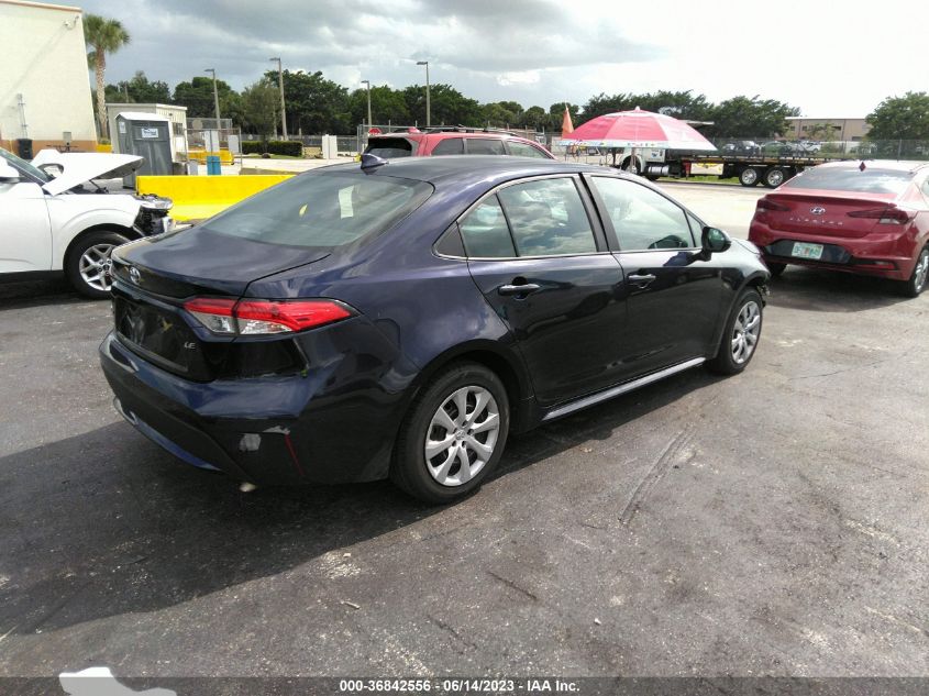 2022 TOYOTA COROLLA LE - 5YFEPMAE2NP308349