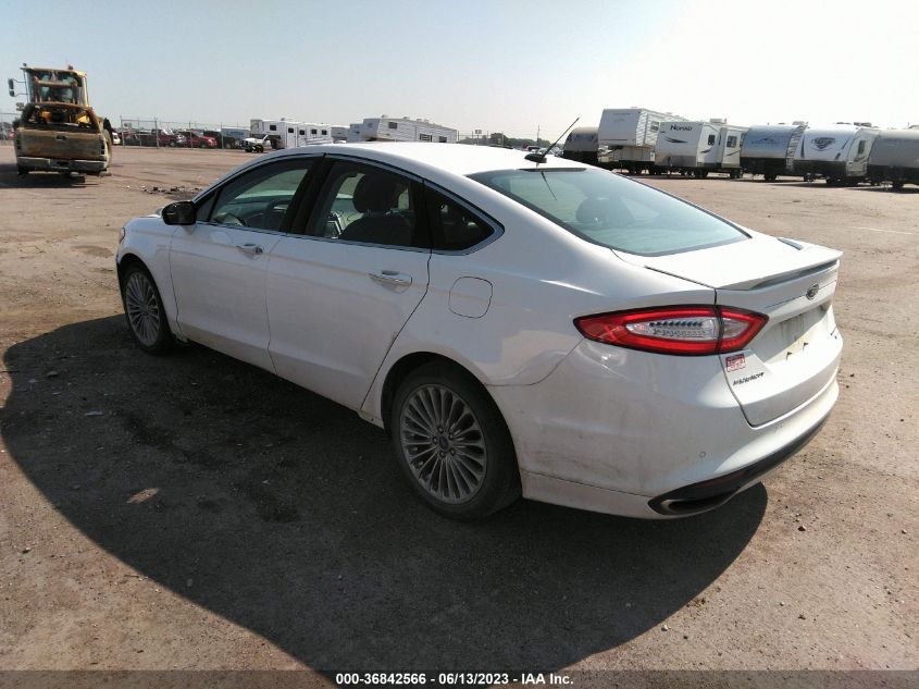 2013 FORD FUSION TITANIUM - 3FA6P0K96DR223110