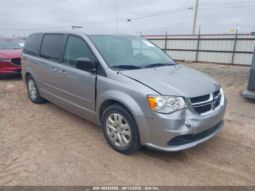2016 DODGE GRAND CARAVAN SE - 2C4RDGBG4GR237279