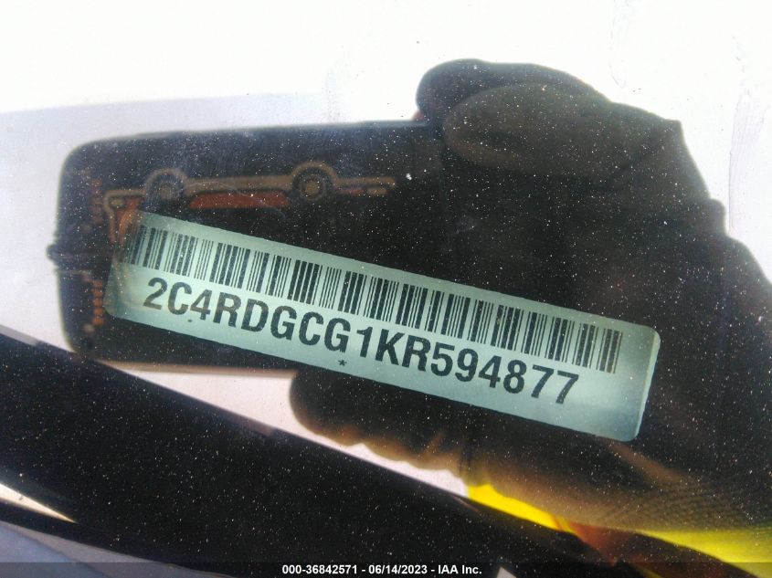 2019 DODGE GRAND CARAVAN SXT - 2C4RDGCG1KR594877