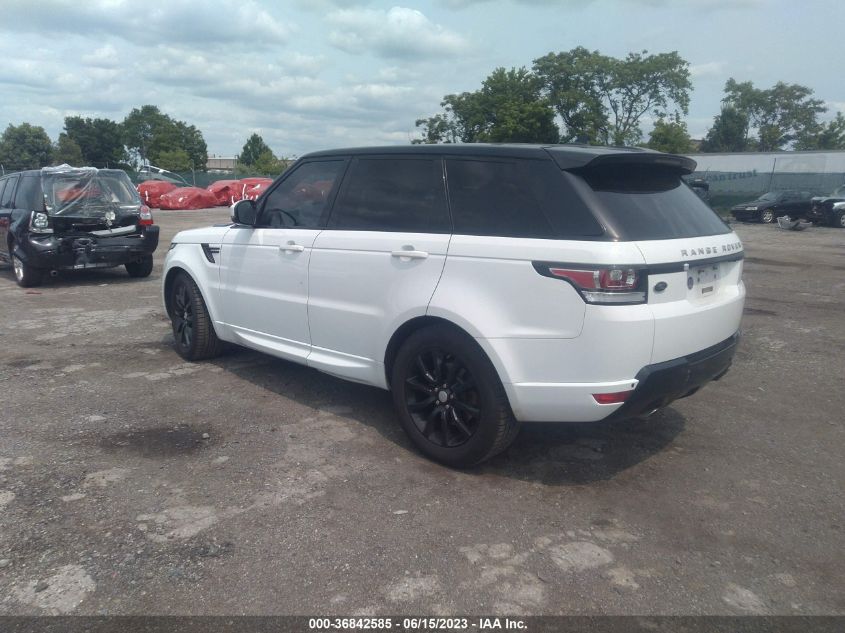 2016 LAND ROVER RANGE ROVER SPORT HSE - SALWR2PF8GA595621