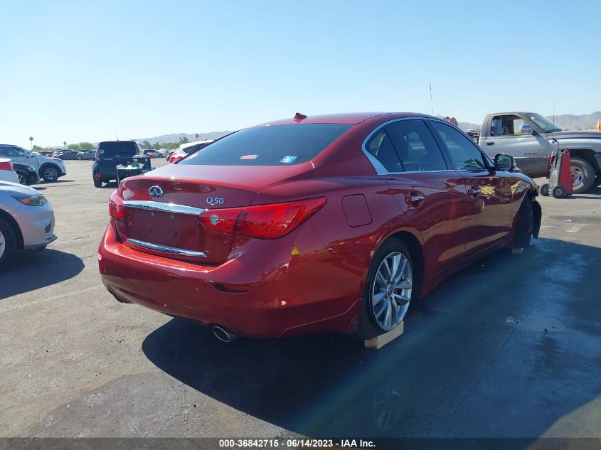 2014 INFINITI Q50 PREMIUM - JN1BV7APXEM673962