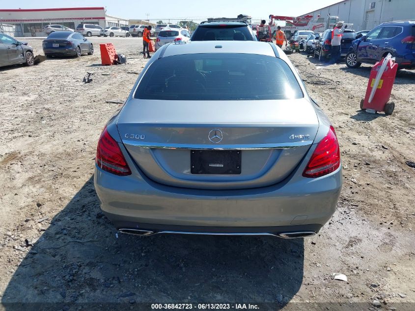 2015 MERCEDES-BENZ C-CLASS C 300 - 55SWF4KB1FU020118