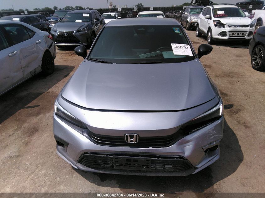2022 HONDA CIVIC SEDAN SPORT - 2HGFE2F57NH550052