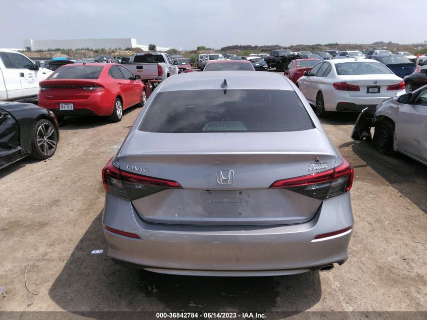 2022 HONDA CIVIC SEDAN SPORT - 2HGFE2F57NH550052