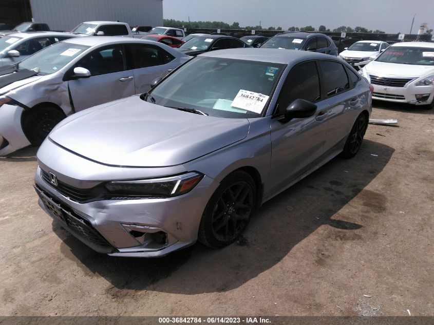 2022 HONDA CIVIC SEDAN SPORT - 2HGFE2F57NH550052