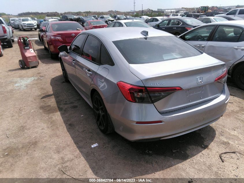 2022 HONDA CIVIC SEDAN SPORT - 2HGFE2F57NH550052