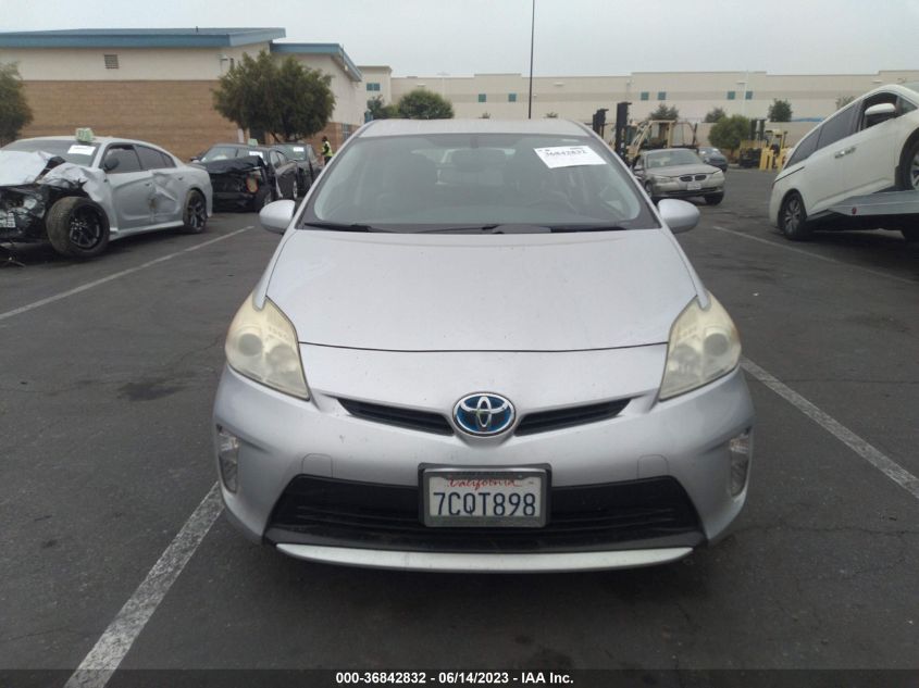 2013 TOYOTA PRIUS ONE/TWO/THREE/FOUR/FIVE - JTDKN3DU8D5579711