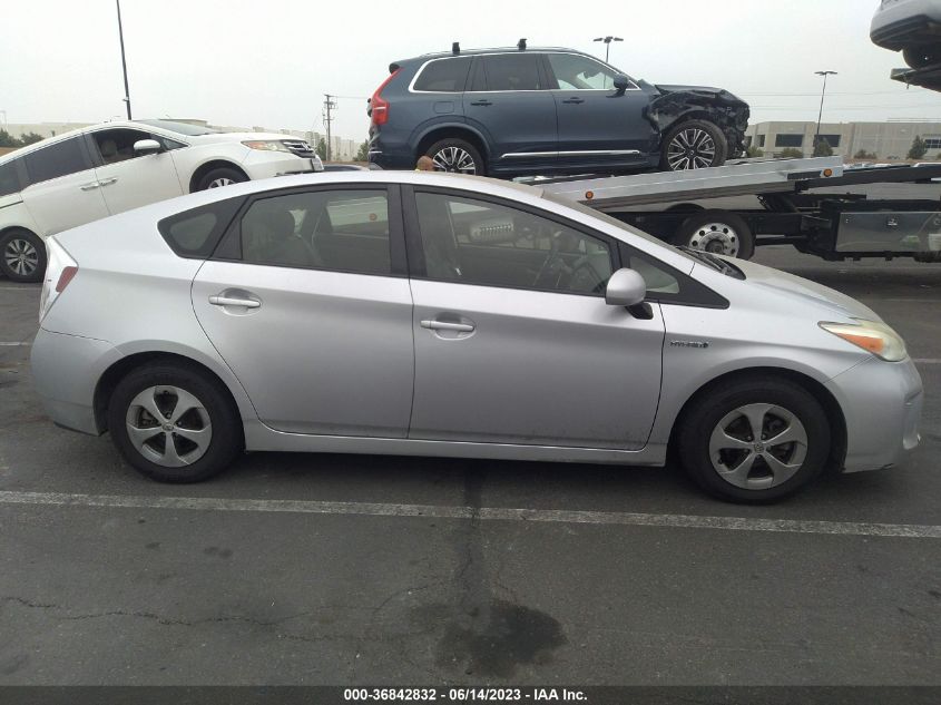 2013 TOYOTA PRIUS ONE/TWO/THREE/FOUR/FIVE - JTDKN3DU8D5579711