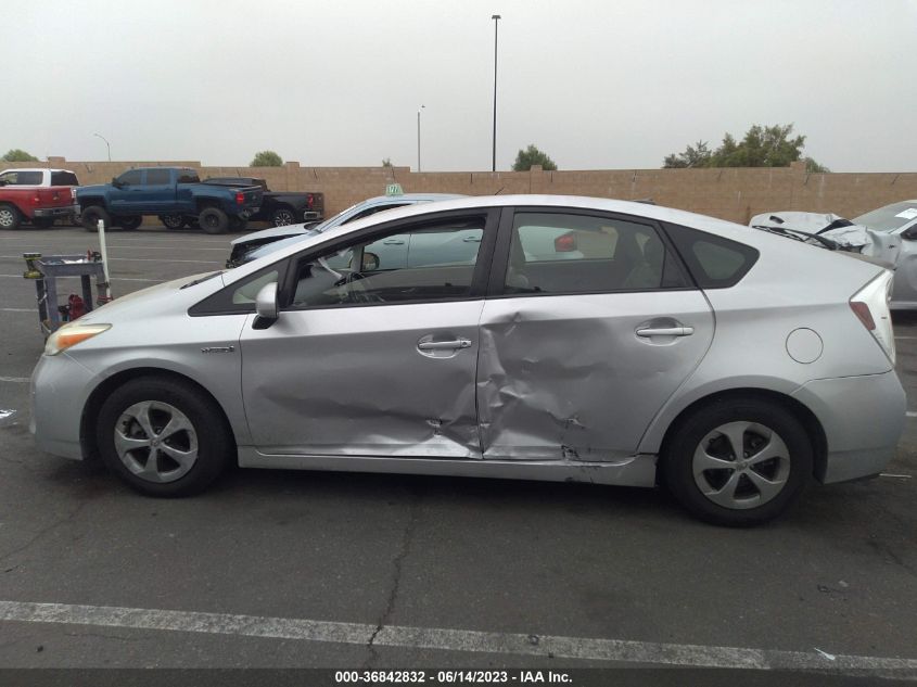 2013 TOYOTA PRIUS ONE/TWO/THREE/FOUR/FIVE - JTDKN3DU8D5579711
