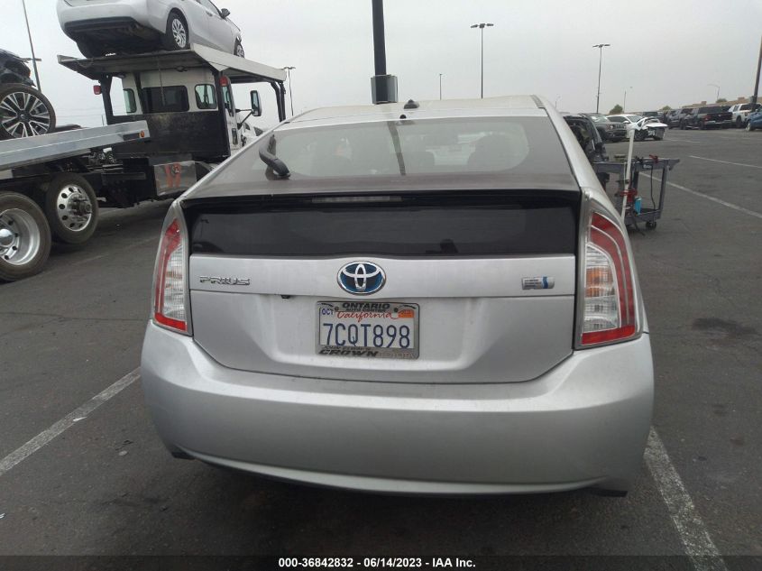 2013 TOYOTA PRIUS ONE/TWO/THREE/FOUR/FIVE - JTDKN3DU8D5579711
