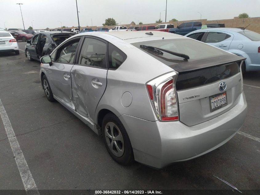 2013 TOYOTA PRIUS ONE/TWO/THREE/FOUR/FIVE - JTDKN3DU8D5579711