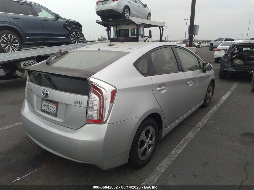 2013 TOYOTA PRIUS ONE/TWO/THREE/FOUR/FIVE - JTDKN3DU8D5579711