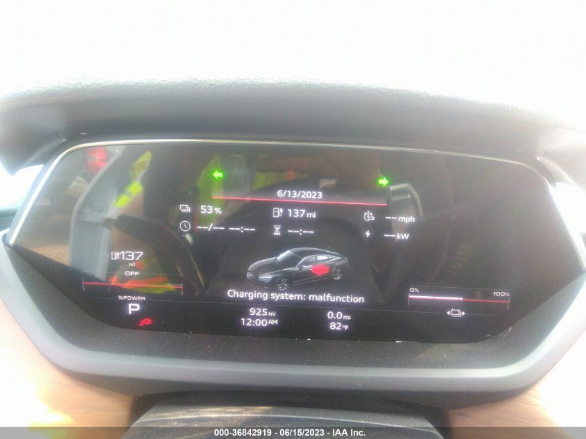 2023 AUDI E-TRON GT PRESTIGE - WAUDJBFW5P7002332