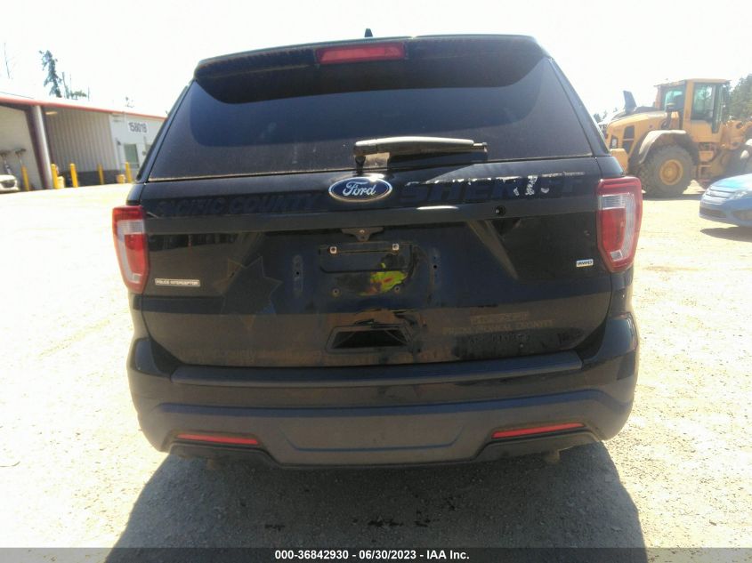 2018 FORD POLICE INTERCEPTOR - 1FM5K8AR0JGA71974