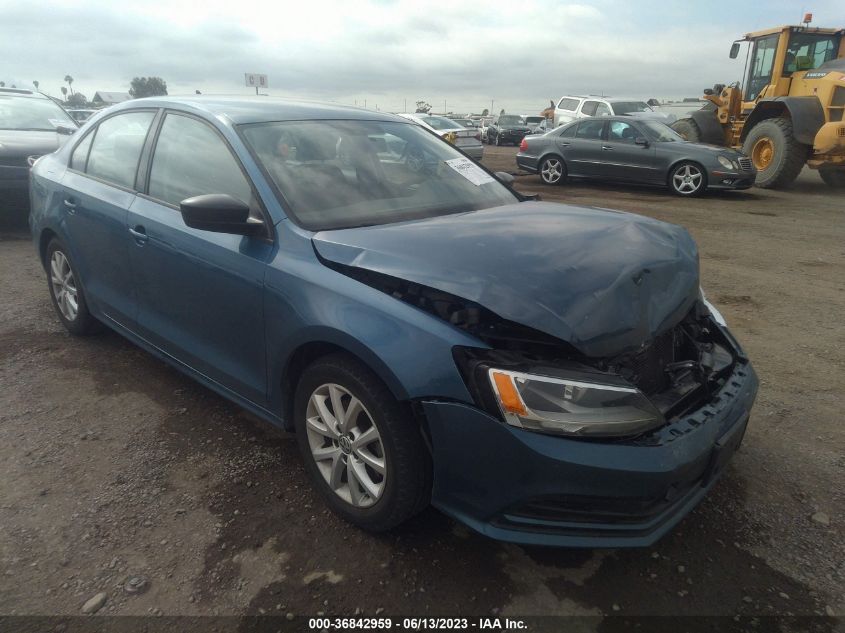 2015 VOLKSWAGEN JETTA SEDAN 1.8T SE - 3VWB17AJ0FM238956