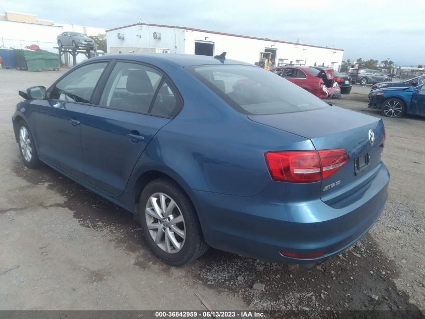 2015 VOLKSWAGEN JETTA SEDAN 1.8T SE - 3VWB17AJ0FM238956