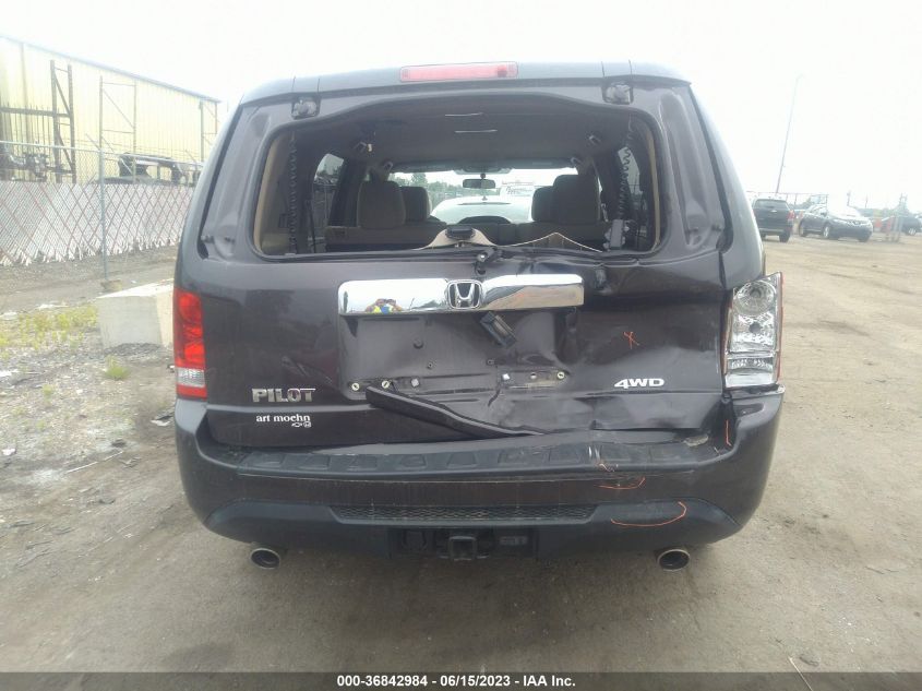2013 HONDA PILOT EX - 5FNYF4H41DB036190