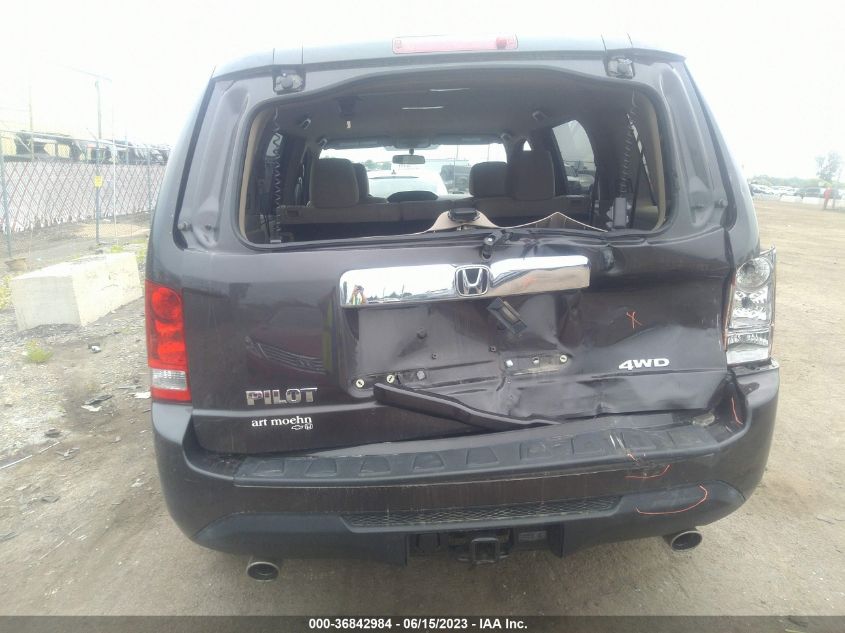 2013 HONDA PILOT EX - 5FNYF4H41DB036190