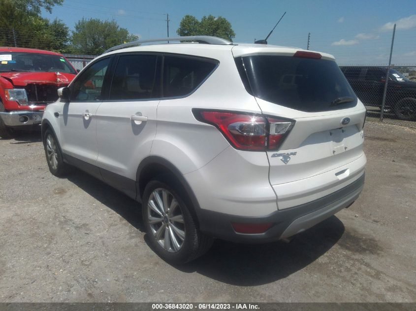 2017 FORD ESCAPE TITANIUM - 1FMCU0JD9HUE74001