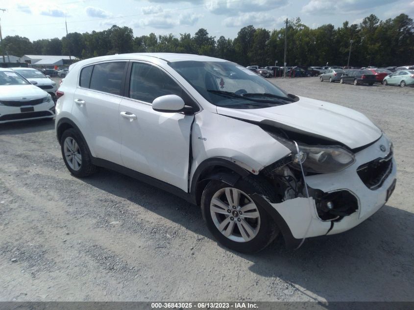 2017 KIA SPORTAGE LX - KNDPMCAC6H7117050