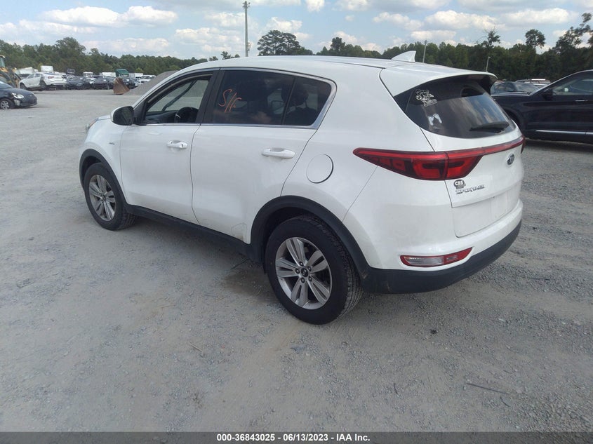 VIN KNDPMCAC6H7117050 2017 KIA SPORTAGE LX