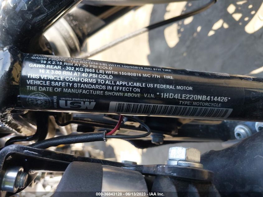 2022 HARLEY-DAVIDSON XL883 N - 1HD4LE220NB414426