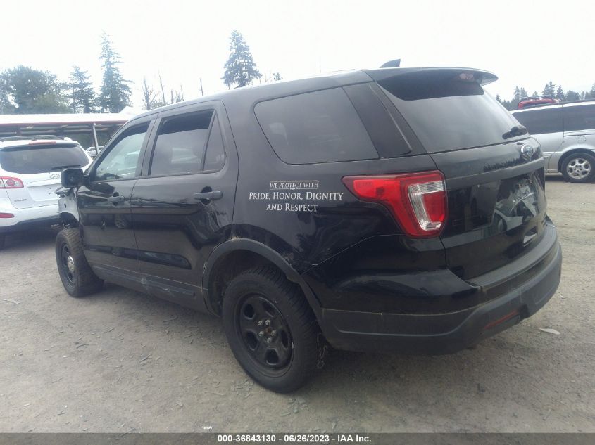 2018 FORD POLICE INTERCEPTOR 1FM5K8AR2JGA71975