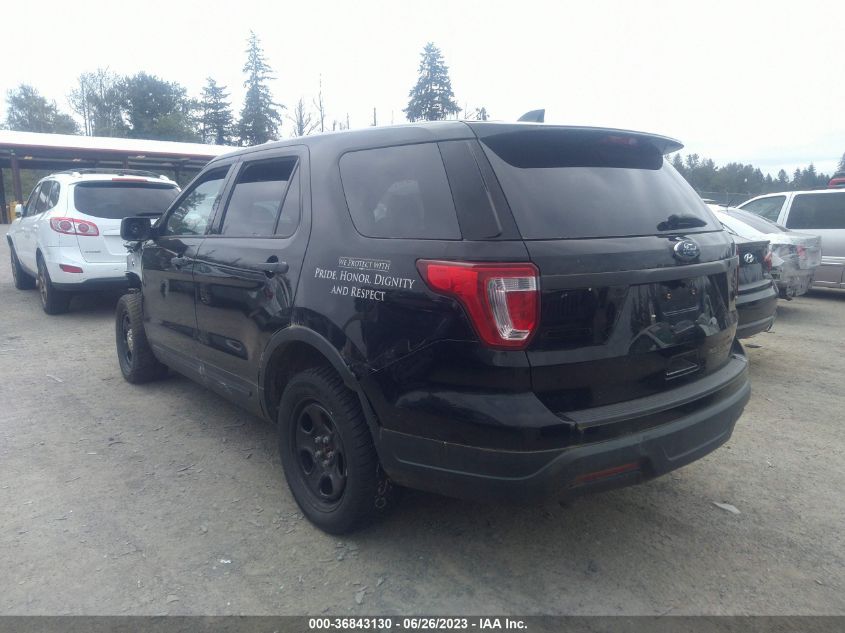 2018 FORD POLICE INTERCEPTOR 1FM5K8AR2JGA71975
