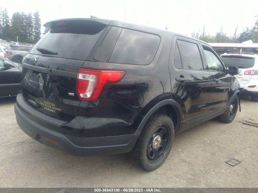 2018 FORD POLICE INTERCEPTOR 1FM5K8AR2JGA71975