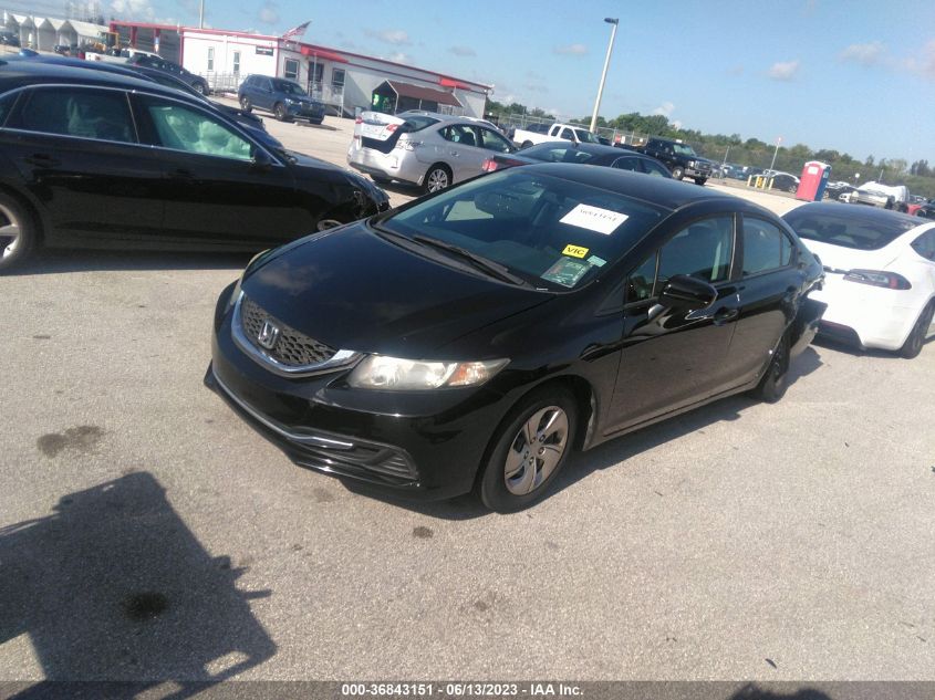 2014 HONDA CIVIC SEDAN LX - 19XFB2F59EE014626