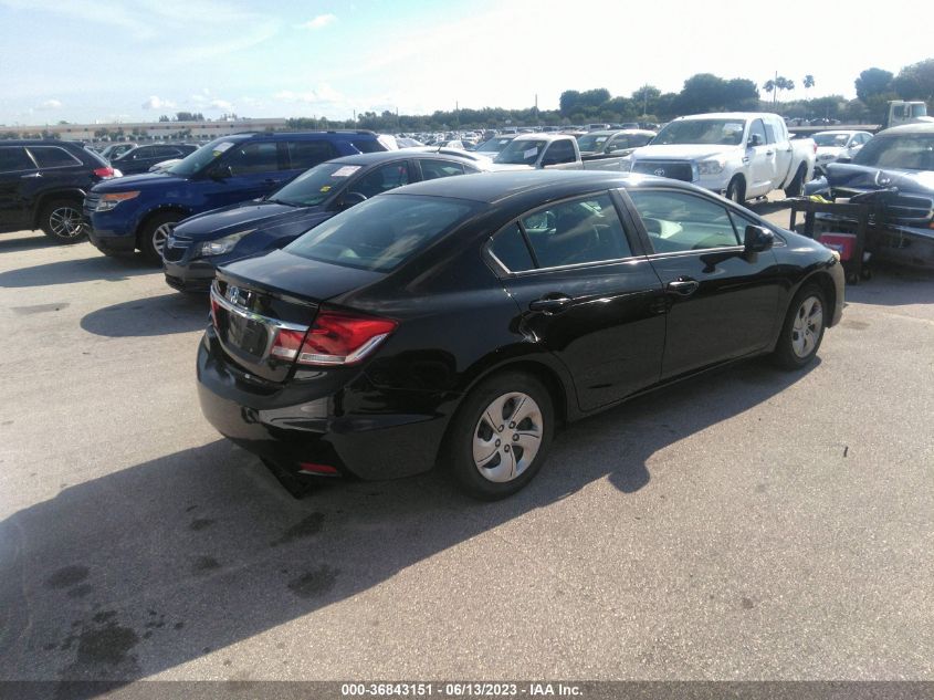 2014 HONDA CIVIC SEDAN LX - 19XFB2F59EE014626